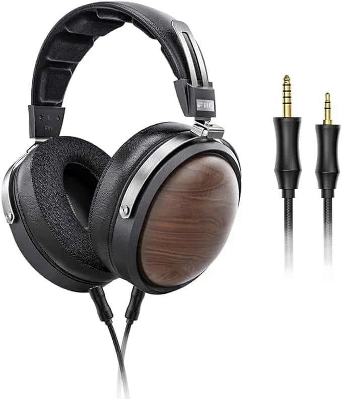 FiiO FT1: Premium Closed-Back Headphones with Balanced Sound and Elegant Wood Design
